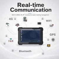 Tableta Robusta para Vehículos OEM/ODM de 10 Pulgadas, 1200 Nits, IP67, Antivibración, 4G, GPS, Linux Debian, con CANBUS RS232 para Gestión de Flotas