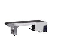 Docod OEM/ODM XC20 Mini cinta transportadora de aluminio de escritorio para impresora de inyección de tinta TIJ Transportador de cinta transportadora móvil