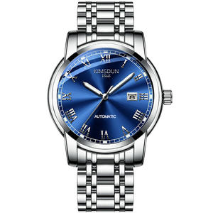 Nuevo reloj de hombre de acero inoxidable esqueleto estilo mecánico impermeable reloj de hombre de moda de negocios - Product Image 1