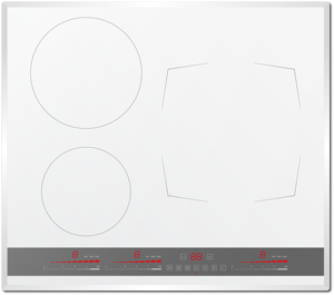 Table de cuisson à induction encastrable 3 brûleurs, panneau tactile en verre, affichage numérique, chauffage rapide, nettoyage facile, usage domestique - Product Image 2