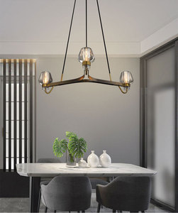 Suspension Candeli de style rétro européen Lumière d'intérieur Pendentif en cuivre moderne Décoration de salon de salle à manger - Product Image 6