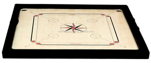 Tablero de Carrom de Madera Premium, Tamaño de Torneo, Superficie de Juego Lisa, Juego de Mesa Familiar para Interiores - Product Image 2