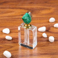 Souvenirs de mariage En Cristal Naturel Agate Améthyste huile Essentielle Bouteille De Parfum 3ML 6ML 12ML Personnalisé