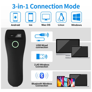 C70 bán Hot xách tay 2D QR Máy quét 3 trong 1 cầm tay không dây Bluetooth Đầu đọc mã vạch cho POS hàng tồn kho hậu cần - Product Image 3
