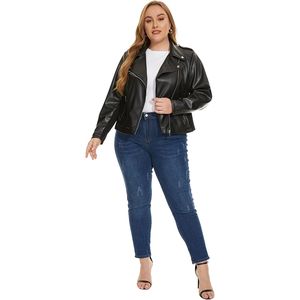 Chaqueta de cuero para mujer, nueva moda, chaqueta de cuero genuino a prueba de viento, en oferta a bajo precio. - Product Image 2