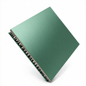 แผ่นอลูมิเนียมรังผึ้งเคลือบ PVDF ตัวอย่างฟรี ขนาดสั่งทำได้ สำหรับผนังม่านอาคาร - Product Image 1
