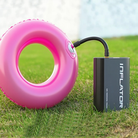 Tomavor Mini 150psi compresseur d'air de voiture Portable ABS matériel pompe gonflable numérique intelligente pour pneu de voiture anneau de bain gonflage de bateau