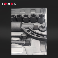 TOMAC Ensemble de multiplicateur de couple professionnel de 11 pièces 1 pouce 4000 Nm Kit d'outils de réparation robuste personnalisé pour usage industriel