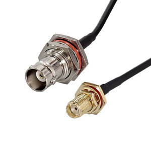 สายเคเบิลเชื่อมต่อประสิทธิภาพสูง 7023-174 ถึง 976 รุ่น RG 174 แบบสูญเสียสัญญาณต่ำ สีดำ - Product Image 1