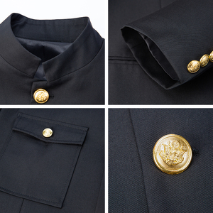 Chất Lượng Cao Bảo Vệ An Ninh Ăn Mặc Đồng Phục Dài Tay Áo Ve Áo Nút Thông Qua Hoàng Gia Màu Xanh Thiết Kế An Ninh Bảo Vệ Đồng Phục - Product Image 4