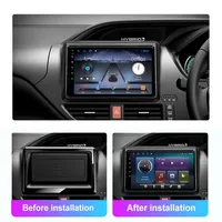 Radio mobil Android 10, untuk Toyota Noah R80 Esquire Voxy 2014 - 2020 GPS pemutar Multimedia Stereo CarPlay nirkabel QLED No 2din DVD