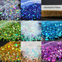 Sola CY-MA060 – Paillettes en plastique étoiles colorées de 500g, sequins portables pour la décoration des ongles et l'art DIY des filles