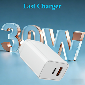 यूनिवर्सल यूएसबी टाइप सी सी डी पावर एडाप्टर ऑस्ट्रेलियाई दीवार प्लग पीडी फास्ट चार्जिंग यूएसबी-सी और यूएसबी-सी और यूएसबी-एक पोर्ट 20w/30w गन फास्ट चार्जर - Product Image 2