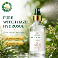 Hydrolat d'Hamamélis Artisanal (Hamamelis Virginiana) Pur Astringent Puissant en Vrac pour les Marques et la Production Professionnelle
