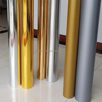 Vinilo Adhesivo Decorativo para Letreros Publicitarios, Removible, Metálico, Plateado Cepillado, Dorado, Colorido, para Plotter de Corte, para Letras y Gráficos