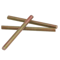 Wholesale Steel 3/8" 5/16" Carbon Steel Galvanized Color Yellow Zinc Plated Full Threaded Rods All Studs