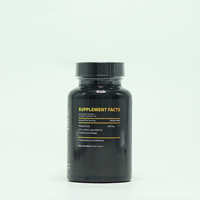 Capsules d'extrait d'herbes Shilajit personnalisables de qualité alimentaire dans un contenant en plastique ou en boîte