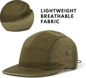 5-Panel Breathable Baseball <b>Cap</b> Quick-Dry Mesh Lightweight for <b>Running</b> Daily Wear Men <b>Women</b> Unisex Soft Top Promotion Gift - Product Image 4