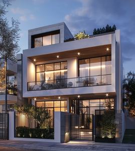 Villa de luxe à faible hauteur, petite et bon marché, avec 4 chambres, isolée thermiquement, maison modulaire moderne pour appartement, chalet préfabriqué - Product Image 3