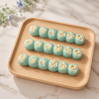 Barres de chocolat blanc solide aux cacahuètes et aux fleurs de pois papillon, en gros, qualité supérieure, collation croustillante, directement de l'usine