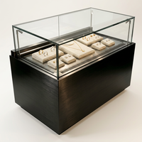 Vitrine de luxe pour bijoux, présentoir à bijoux, présentoir à boucles d'oreilles, armoire de présentation pour bagues, colliers, bracelets, comptoir de magasin