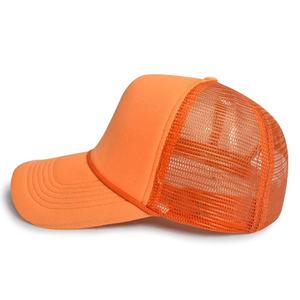 Promotion Advertising Mesh Trucker Hats Blank Custom <b>Foam</b> Wide Panel Colorful Outdoor Unisex Rope Brim - Product Image 1