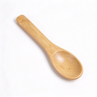 Cuillère en bambou naturel personnalisée, faite à la main, écologique, pour pot de miel, épices, confiture, sel de bain, cosmétiques, desserts, cuisine, rangement