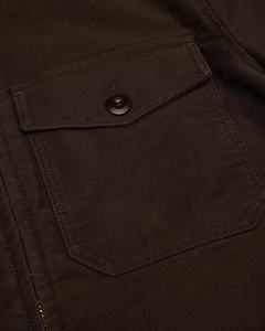 Blouson d'aviateur surdimensionné à fermeture éclair complète brodé au design personnalisé veste de travail vintage pour hommes - Product Image 5