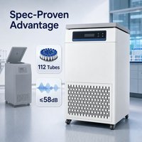 Centrifugeuse de qualité supérieure 4x500ml pour test de gel sur carte, 6000 tr/min, écran tactile, rotor capillaire ABS pour laboratoire vétérinaire