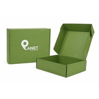 Boîtes d'expédition en papier kraft écologique recyclé, personnalisables avec logo, pour vêtements, e-commerce et transport, vente en gros
