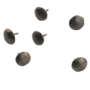 Adorno de Sofá con Patrón de Caparazón de Tortuga en Bronce Antiguo, 10x10mm, Decoración Retro para Muebles - Product Image 5