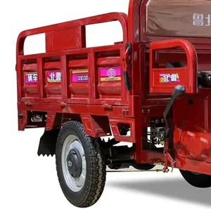 רכב מטען חשמלי כבד 1800W מהירות גבוהה שלושה גלגלים אופני מטען משאית מטען תלת אופן