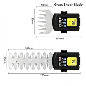Taille-<span class=keywords><strong>haie</strong></span> électrique sans fil au lithium, outil de jardinage, débroussailleuse électrique rechargeable - Product Image 2