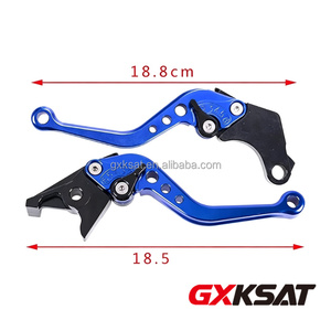GXKSAT - Palanca de Embrague CNC de Alta Calidad para Scooter, Palanca de Freno de Disco para Motocicleta, Compatible con VTR250 CB400 <span class=keywords><strong>VTR</strong></span> 250 CB <span class=keywords><strong>400</strong></span> - Product Image 2
