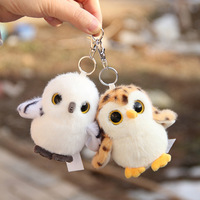 Peluches Anime : Peluches Hibou Réalistes, Jouets en Peluche Hibou, Porte-clés Hibou, Jouets en Peluche pour Machine à Pinces pour Enfants