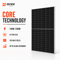 Panneau solaire 730W Longi Alternative 210R 132 demi-cellules pour systèmes d'alimentation énergétique commerciaux à grande échelle