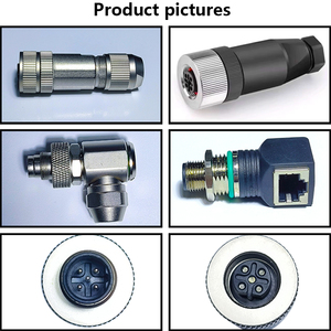 BEXKOM M5 M8 M9 M12 M16 M23 livraison rapide à faible coût IP67 connecteur de blindage EMC circulaire compatible liants Amphenols Phoenixs - Product Image 3