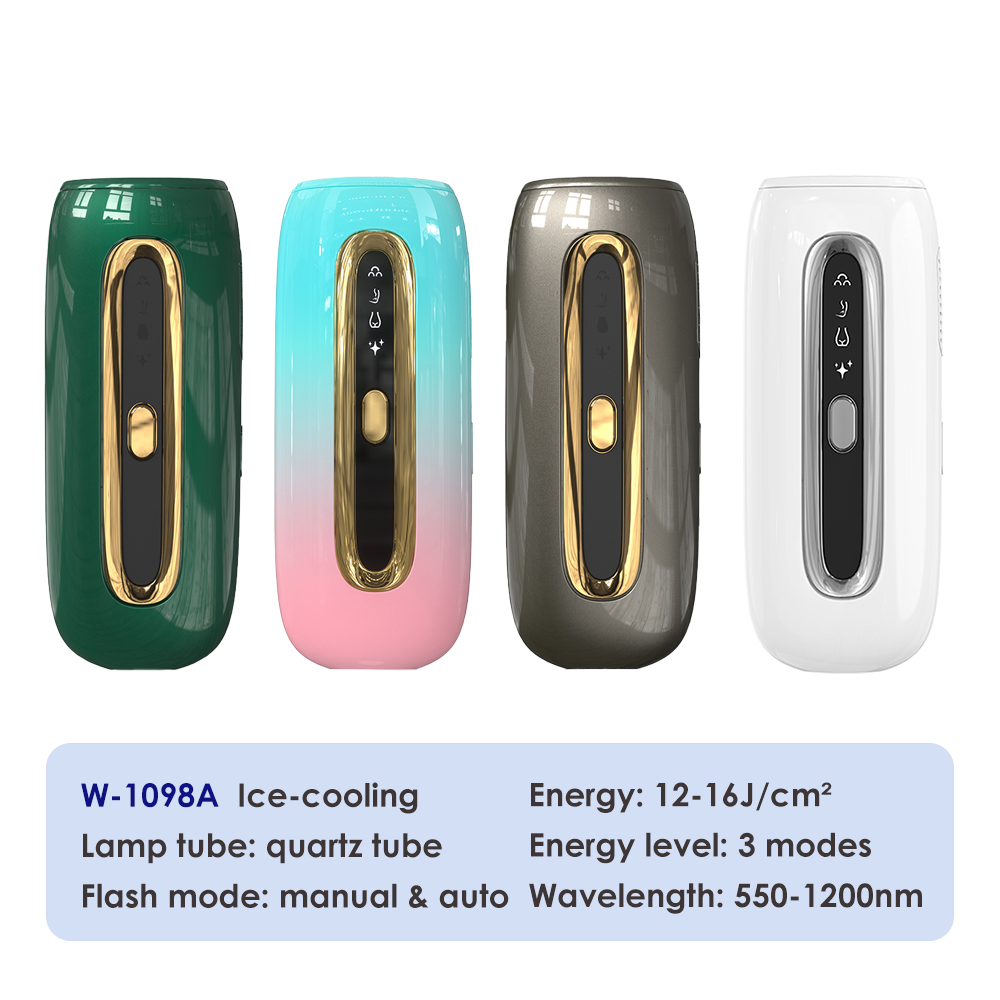 W-1098A + refroidissement de glace + tube de quartz