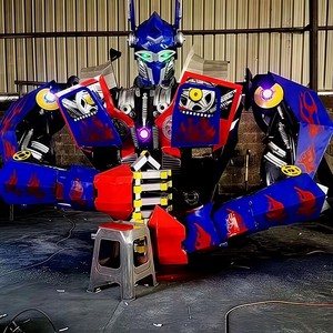 Sculpture de robot en fer grand modèle King Kong Autobot <span class=keywords><strong>Optimus</strong></span> <span class=keywords><strong>Prime</strong></span>, modèle d'activités, ornements, accessoires, 2m, peinture automobile, sans placage - Product Image 6