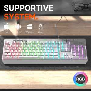 104-Key USB Interface Gaming Combo with LED Backlit <strong>Keyboard</strong> and <strong>Mouse</strong> for Office or Home New Boxed Product for Gamers - Product Image 5