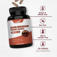 Lifecare Supply OEM Marque privée Meilleure vente Supplément à base de plantes Vitamine Reishi Champignon Capsules