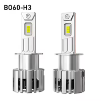 Nouveau H7 35W Super Bright LED Phare 1:1 Original Factory Car Auto Light 6000K Color Temperature 40W Power 12V Canbus LED FAN