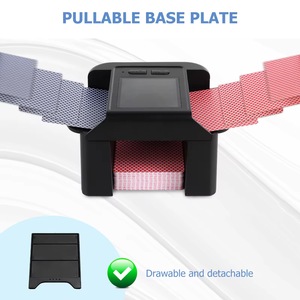 Mischiatore <span class=keywords><strong>di</strong></span> <span class=keywords><strong>Carte</strong></span> Elettrico Automatico USB Ricaricabile a 2 <span class=keywords><strong>Mazzi</strong></span>, 2000 mAh, Bassa Rumorosità, Alta Qualità, in Plastica, per Uso in Auto - Product Image 4