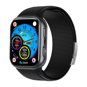 Nouvelle <span class=keywords><strong>montre</strong></span> connectée de santé TK67 2026 avec pompe à air carrée, mesure de la pression artérielle, appels, écran AMOLED 1,952 pouces, batterie 530 mAh, étanche IP66 - Product Image 4