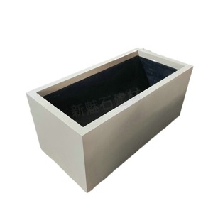Nuevos Materiales de Construcción de Piedra UHPC, Jardinera de Hormigón con Acabado Natural, Hecha a Medida para Plantar en el Jardín - Product Image 2