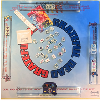 Tapis de Mahjong de Luxe Sunshine to Starlight Grateful Dead sur Mesure, Tapis Double Face en Néoprène Premium avec Dos Antidérapant