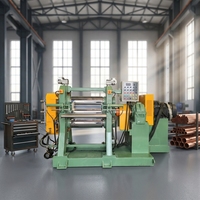Mesin Pengaduk Karet Otomatis Dua Rol Zhitongda, Open Mixing Mill, Pendingin Air, Kontrol PLC, Motor 90kW, Hemat Energi Tinggi