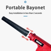 Outils de soufflage de poussière de qualité industrielle, moteur sans balais puissant, aspirateur 2-en-1, souffleur de feuilles sans fil 20V