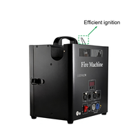 Équipement de système d'effet de scène Igreslite DMX 180W 3 têtes Machine à feu Sparkler pour événements de fête de mariage Machine à flamme