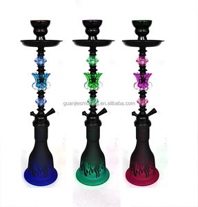 2管52厘米中型阿拉伯廉价水烟铁制金属婴儿水烟水烟管 - Product Image 4